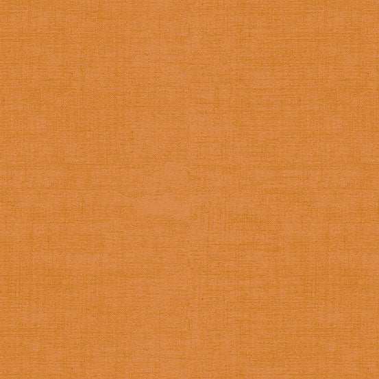 Laundry Basket Favorites II linen texture cotton fabric pumpkin color by Edyta Sitar