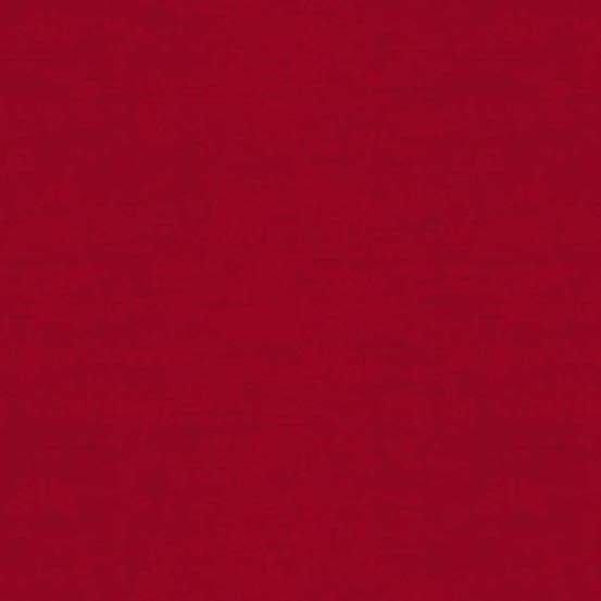 Laundry Basket Favorites II linen texture cotton fabric in scarlet by Edyta Sitar