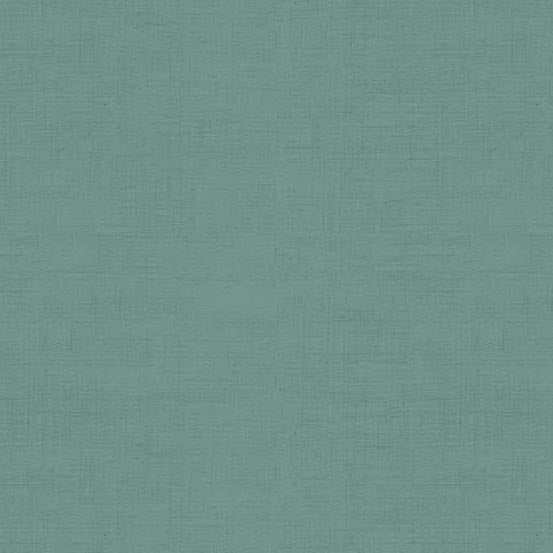 Laundry Basket Favorites II cotton fabric with subtle linen texture in Indian Ocean blue color