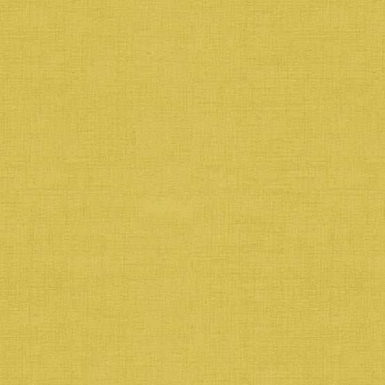 Laundry Basket Favorites II linen texture cotton fabric in shortbread yellow by Edyta Sitar