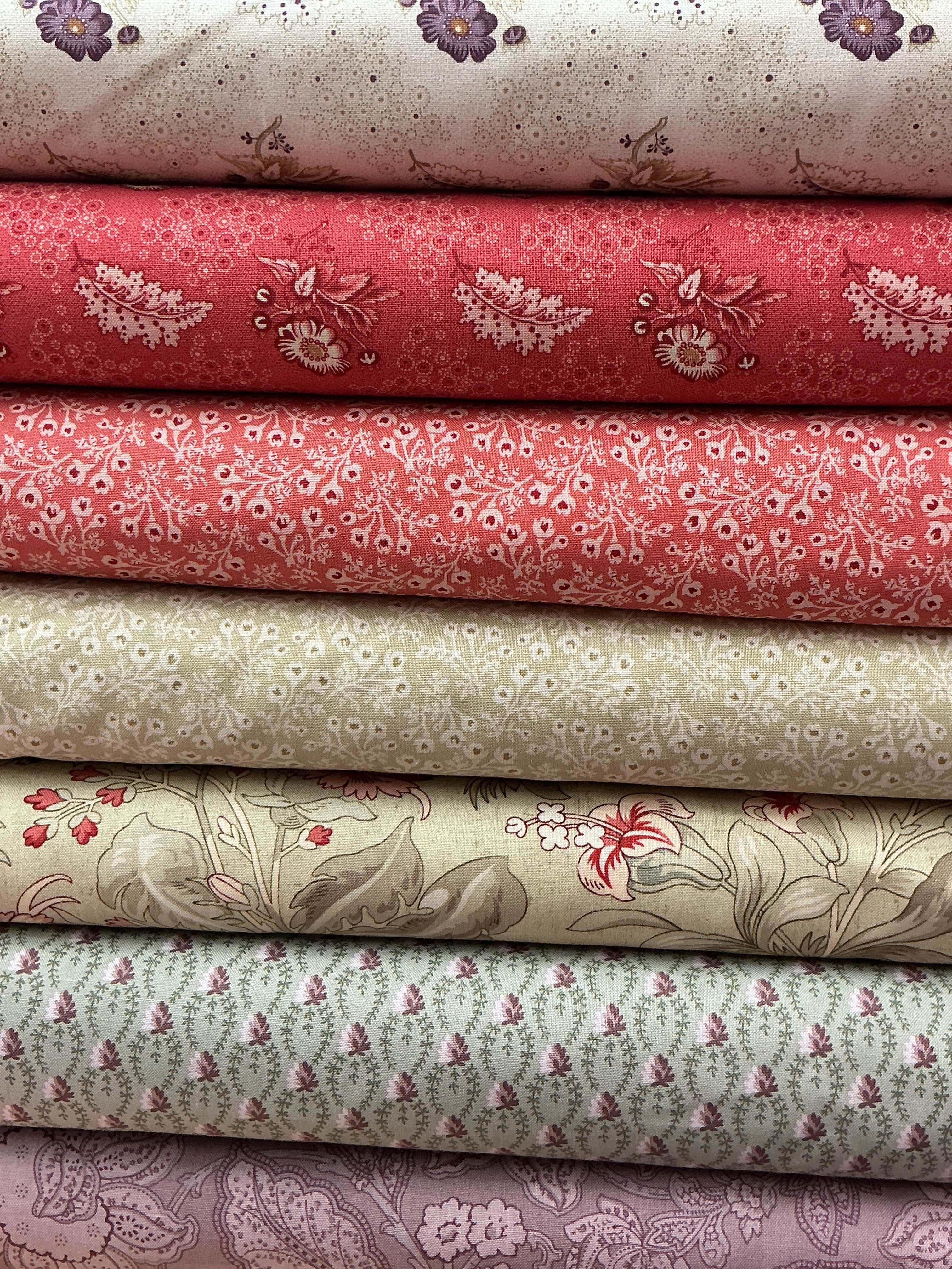 Six-Pack Party Bundle fabric cuts for quilting featuring County Courthouses designs