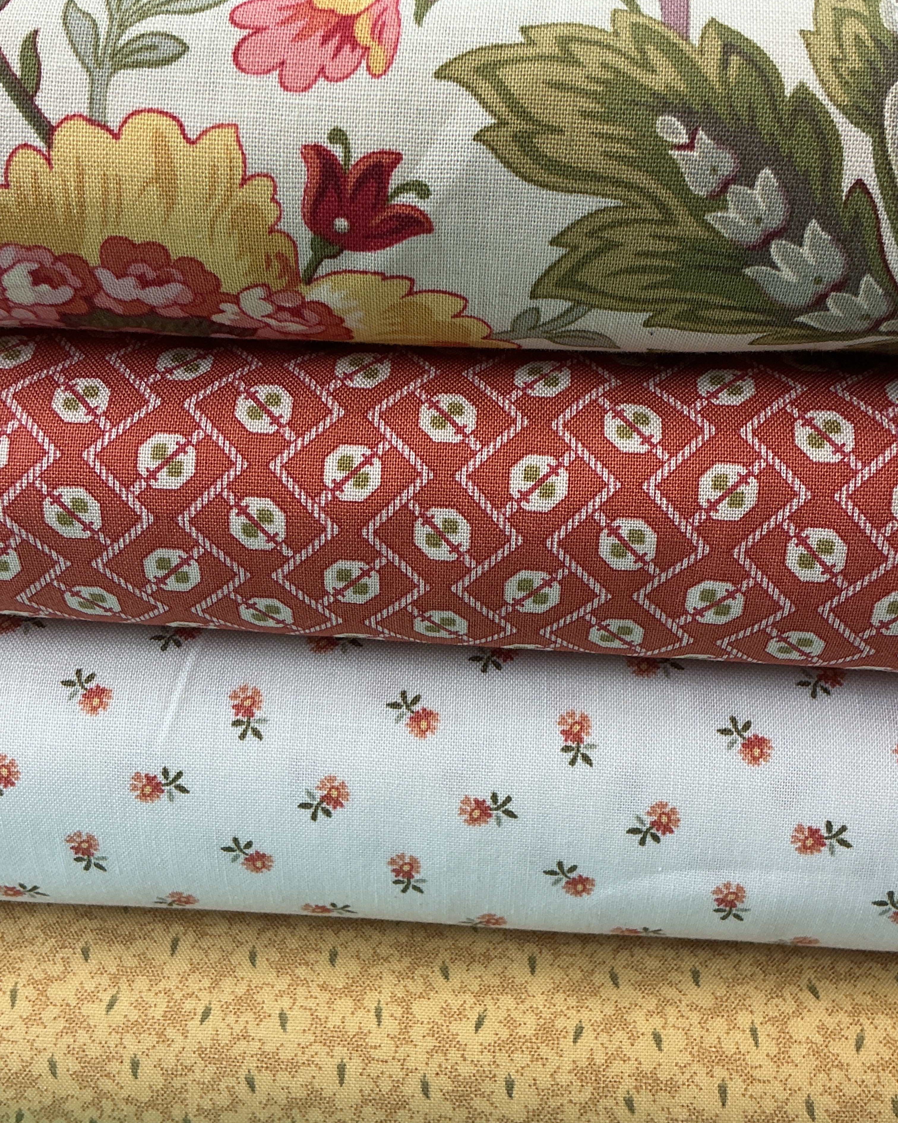 4 Yard Bundle 4YQK-60 curated by Bella Rose Quilts with assorted fabric pieces