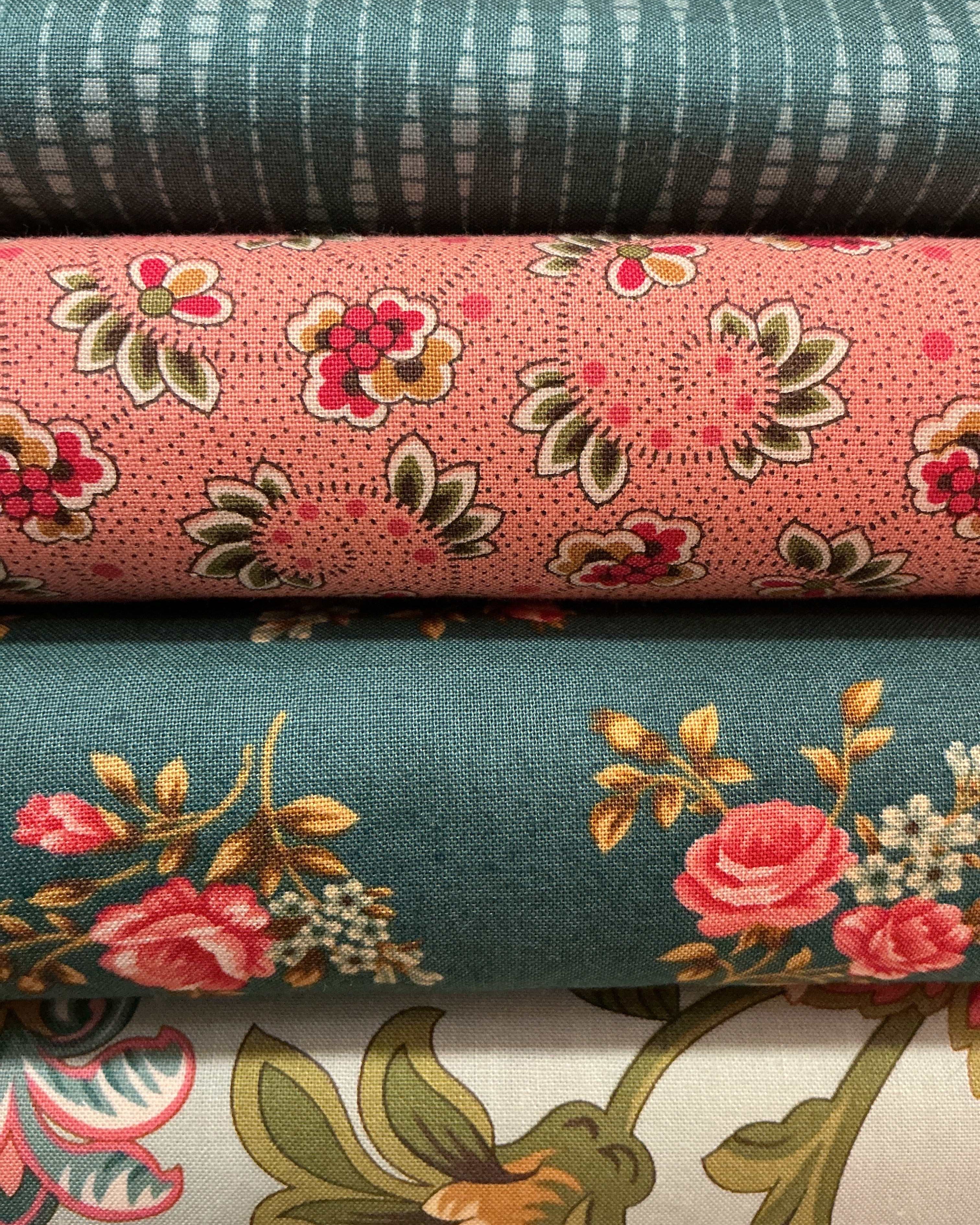 4 Yard Quilt Bundle by Bella Rose Quilts with coordinated fabric pieces for quilting projects