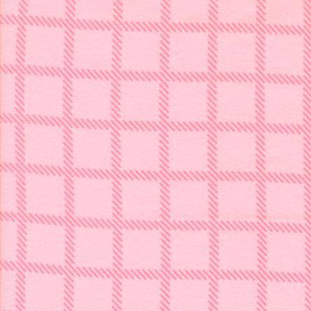 Pink cross check plaid Sherbet Sunshine Flannels fabric by Corey Yoder for Moda