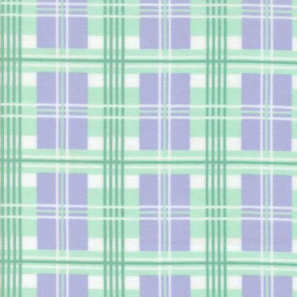 Sherbet Sunshine Flannels lavender plaid check fabric by Corey Yoder for Moda