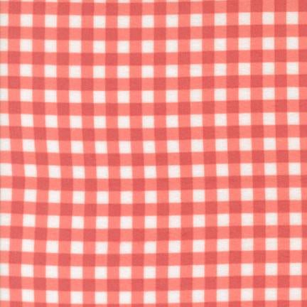 Sherbet Sunshine Flannels gingham checks and plaids in strawberry red by Corey Yoder for Moda Fabrics