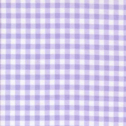 Sherbet Sunshine Flannels lavender gingham check fabric by Corey Yoder for Moda, sold in half-yard increments