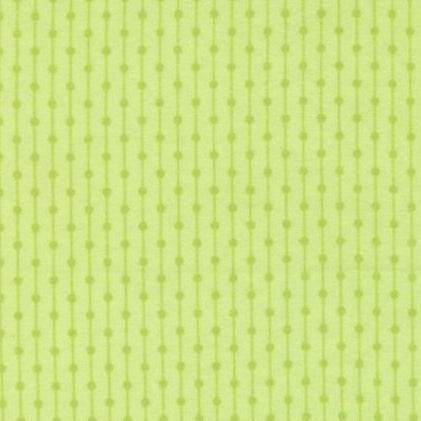 Sherbet Sunshine Flannels Honeydew Jelly Bracelet Dots and Stripes fabric by Corey Yoder