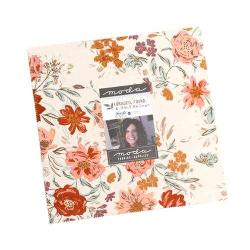 42-piece Foraged Found & Hand Me Down floral fabric layer cake by Moda Fabrics