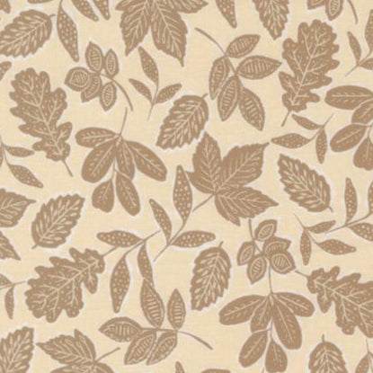 Foraged Found & Hand Me Down leafage blender fabric in eggshell by Fancy That Design House for Moda Fabrics