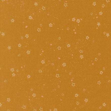 Foraged Found & Hand Me Down Stardust Blender Caramel fabric by Fancy That Design House for Moda Fabrics in 1/2 yard increments