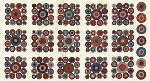 Prairie Gatherings Flannels Penny Cheater Panel Porcelain soft cozy flannel fabric by Primitive Gatherings for Moda Fabrics
