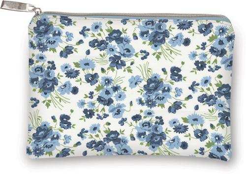 Glam Bag floral cluster design by Camille Roskelley in vinyl, 8x5.5 inches