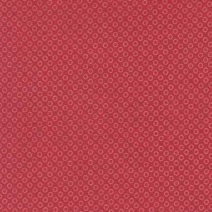 Joie De Vivre Button D'Or Blenders Rouge fabric with subtle circular pattern for quilting and crafting