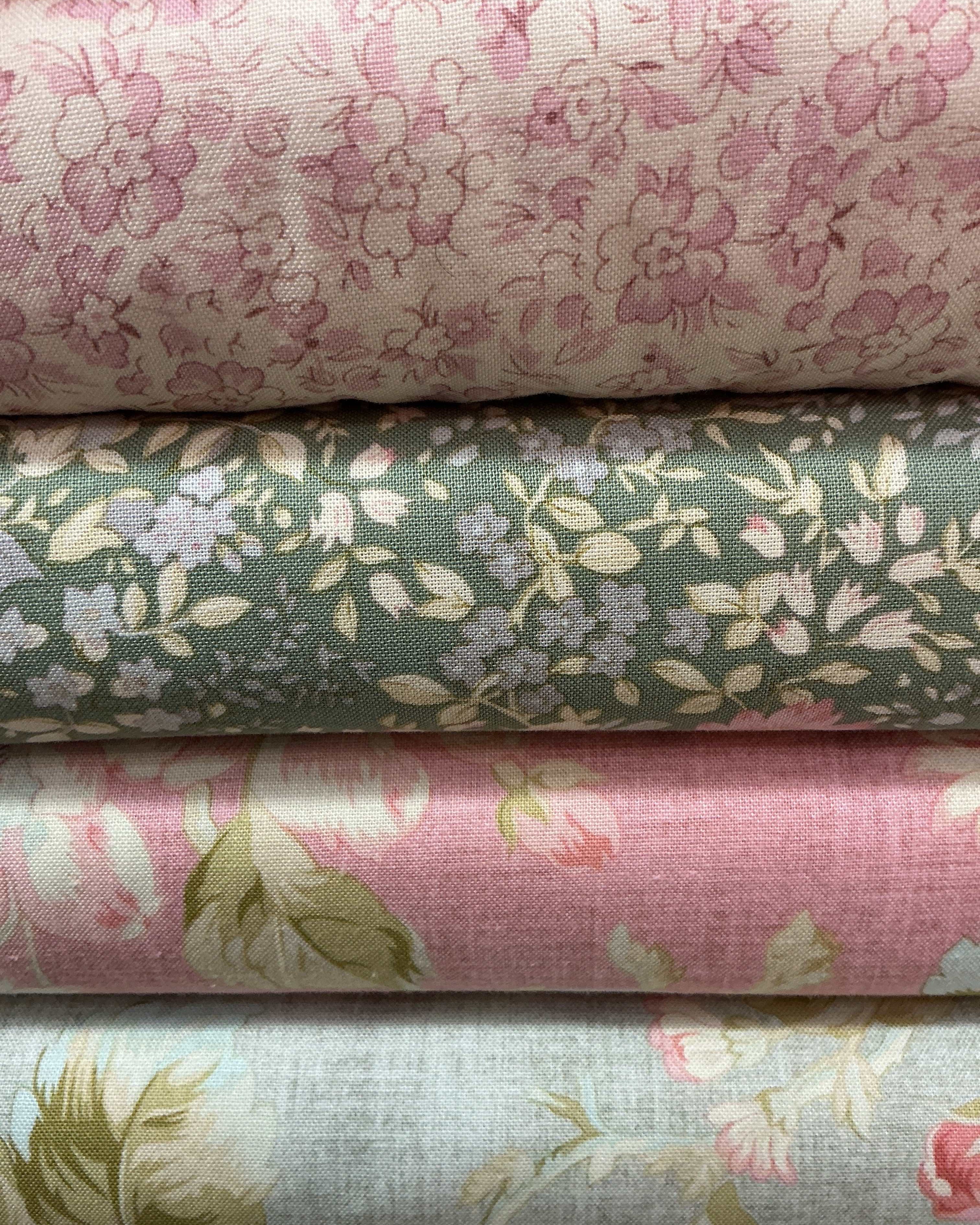 4 Yard Quilt Bundle curated by Bella Rose Quilts with assorted fabric pieces for quilting projects