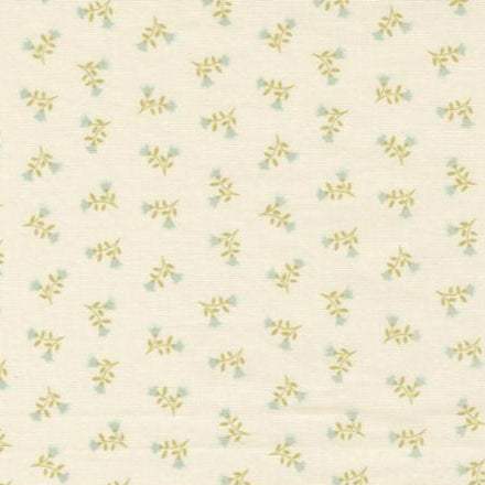 Sunbonnet Tossed Petals Porcelain fabric by Heather Briggs with delicate floral print for quilting