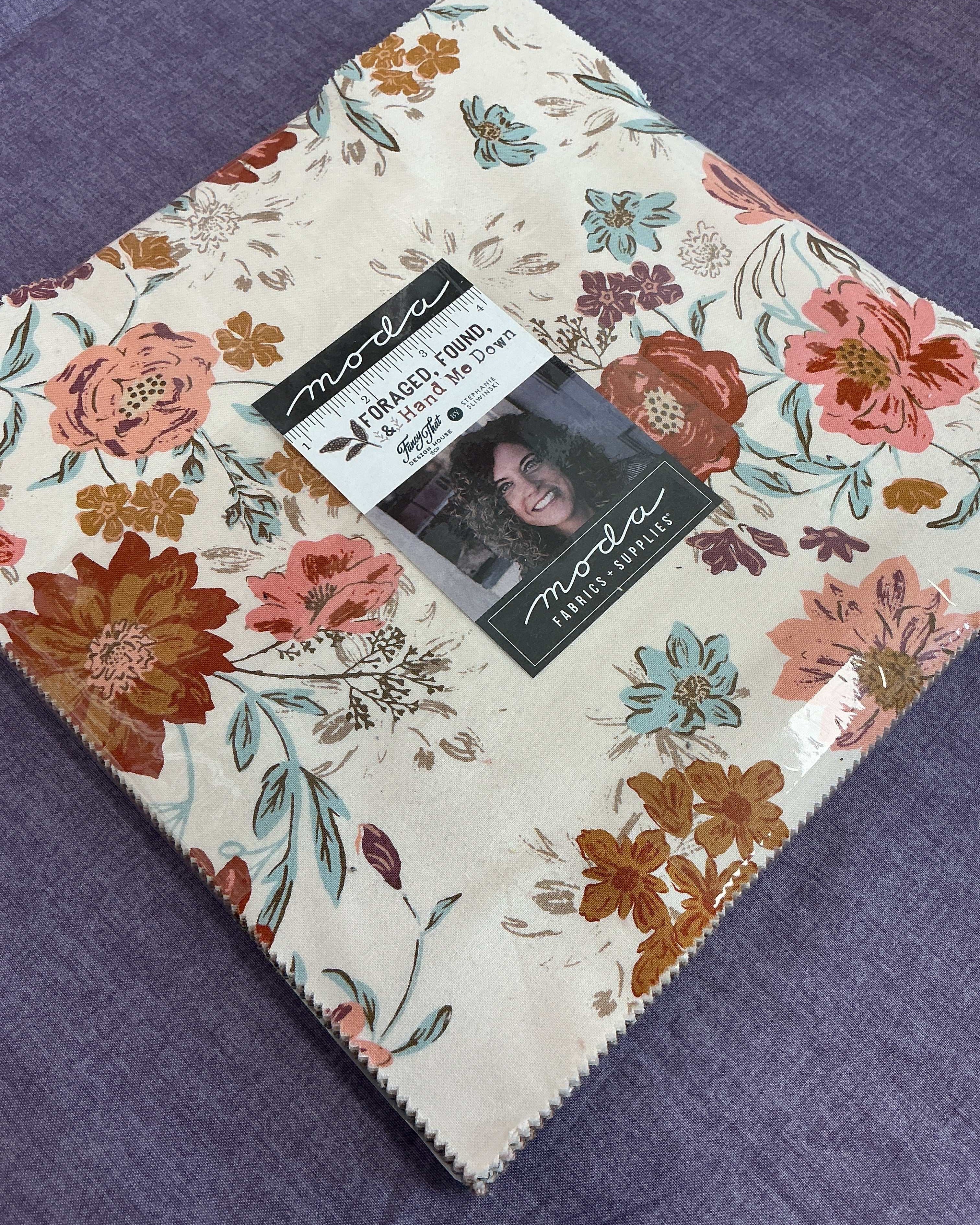 Frida Lap Size Quilt Kit with fabrics, pattern, accent, binding, and free video access for sewing lap quilt