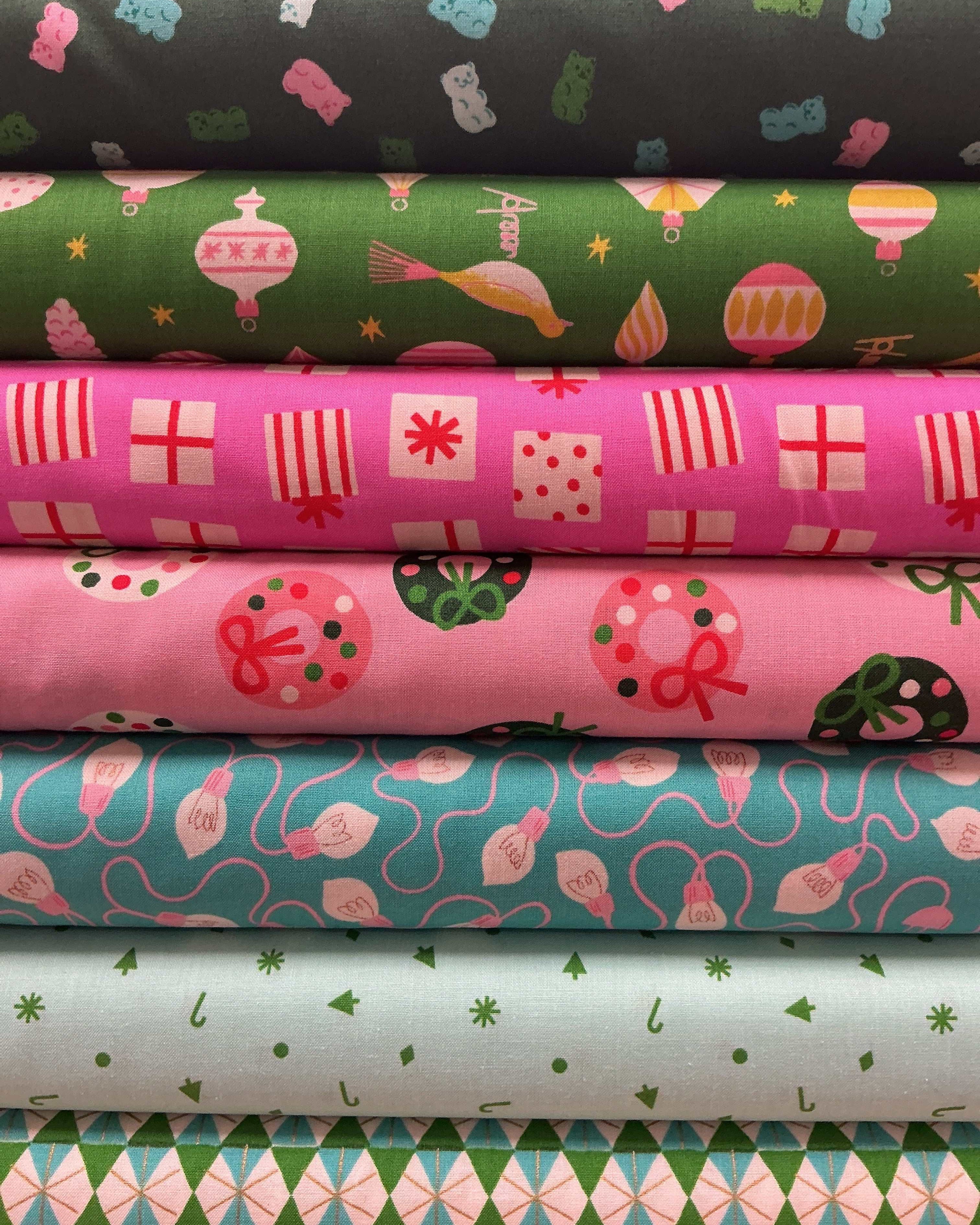 Six-Pack Party Bundle colorful fabric cuts for quilting projects
