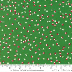 Snow Time Evergreen 22506 13 festive holiday fabric with snowmen and snowflakes by Me & My Sister for Moda Fabrics