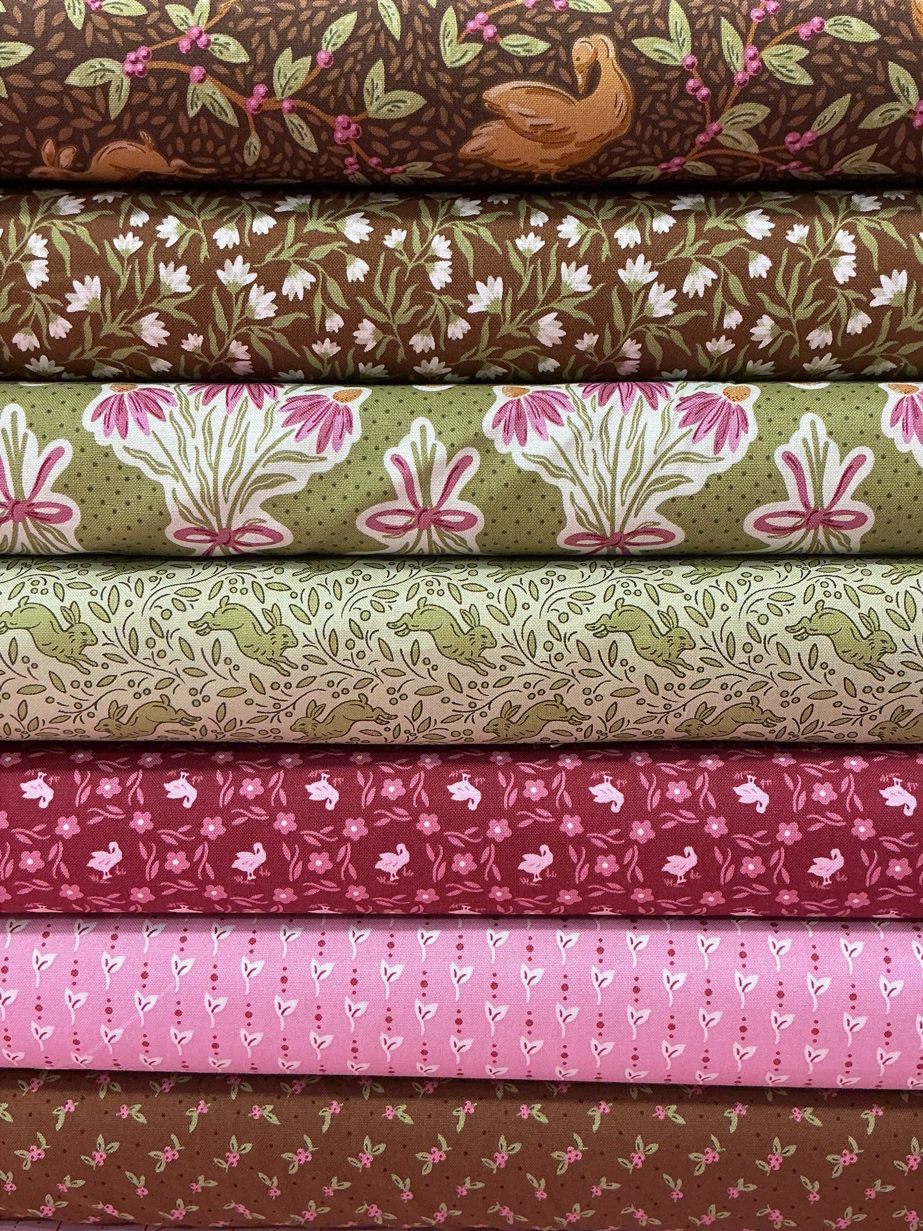 Six-Pack Party Bundle seven coordinating fabric cuts for quilting and sewing projects