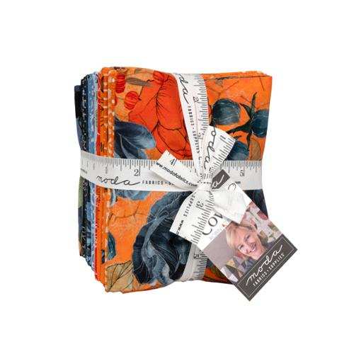 Coven Fat Quarter Bundle 25-piece Halloween fabric set by Robin Pickens for Moda Fabrics with autumn motifs