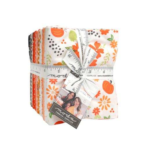 Birch & Willow Fat Quarter Bundle autumn fabrics 34 pieces orange gold grey black by Moda Fabrics