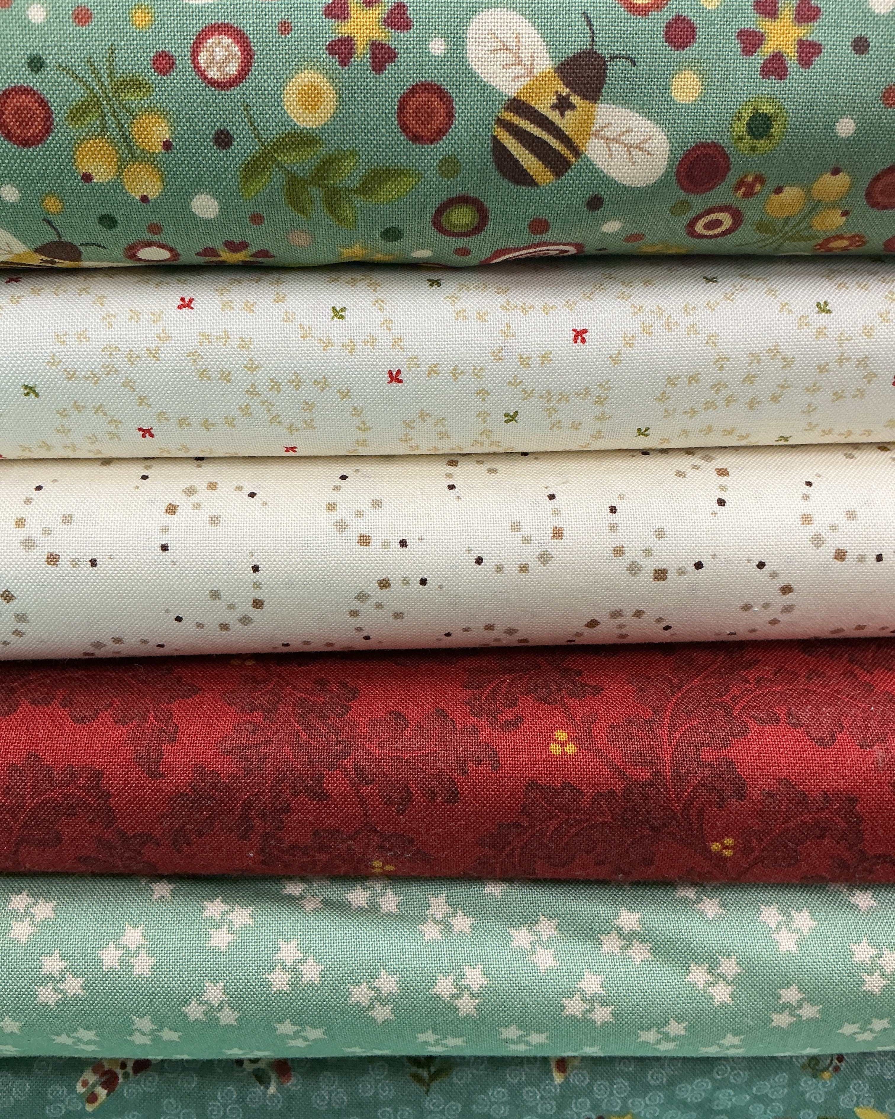 Six-Pack Party Bundle fabric half-yard cuts for quilt crafting and community quilting group