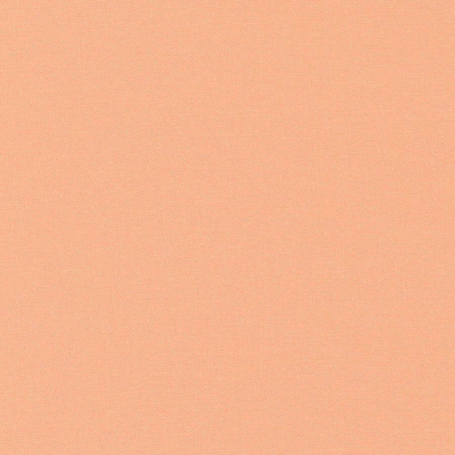 Bella Solids Cantaloupe fabric from Moda, 100% USA cotton sold by half yard