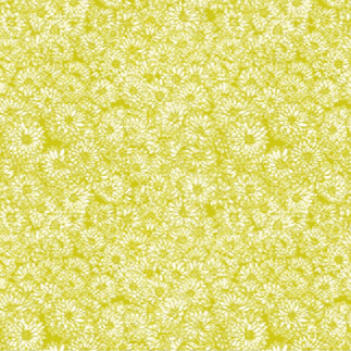 Indelible by Anna Maria Textiles Mums Golden floral fabric for quilting