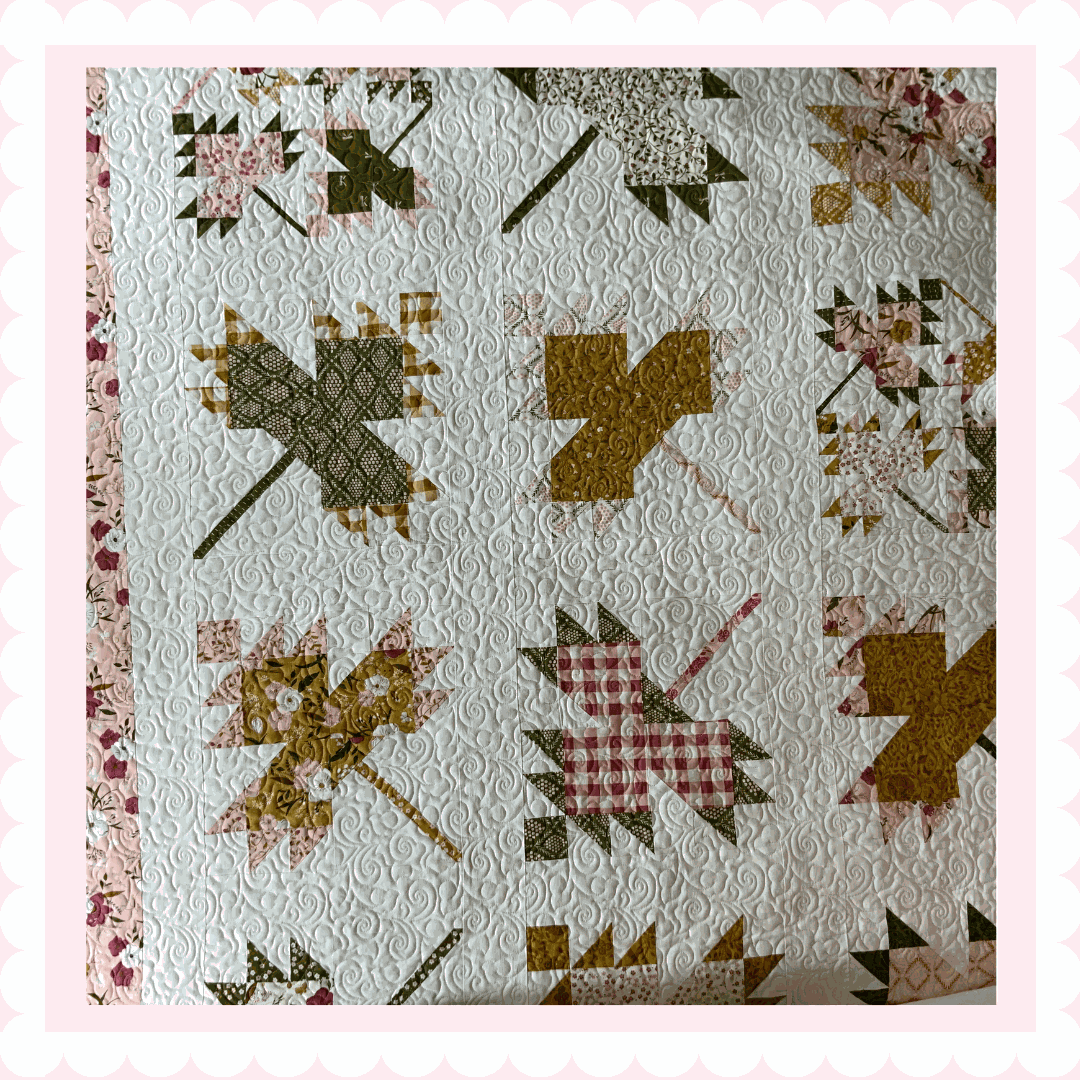 Autumn Love Quilt Kit featuring Evermore fabric by Sweetfire Road for Moda, includes pattern and fabric for 75x90" quilt top and binding
