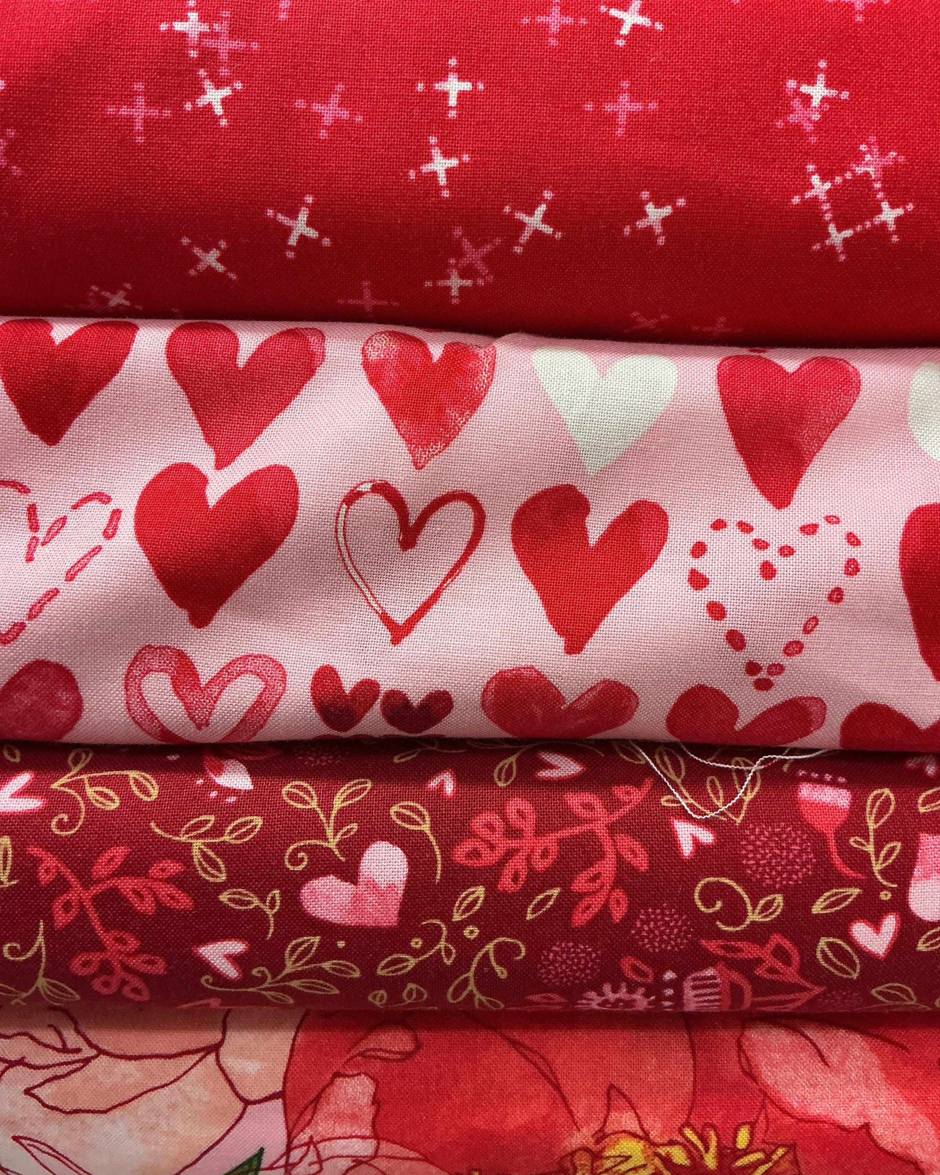 4 Yard Quilt Bundle curated by Bella Rose Quilts with assorted fabrics for quilting projects