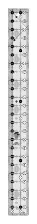Creative Grids Quilt Ruler 2.5x24.5 inch acrylic rectangle with non-slip grip and precision markings for quilting and sewing