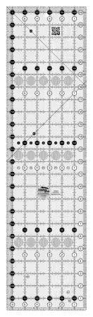 Creative Grids Quilt Ruler 6.5x24.5 inch acrylic rectangle with non-slip grip and precise measurements for quilting and sewing
