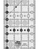 Creative Grids Quilt Ruler 4.5x18.5 inch rectangular acrylic quilting ruler with non-slip grip and precise inch markings