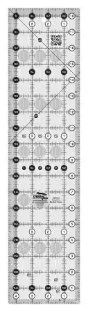 Creative Grids Quilt Ruler 4.5x18.5 inch rectangular acrylic quilting ruler with non-slip grip and precise inch markings