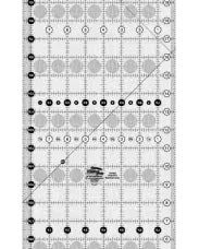 Creative Grids Quilt Ruler 8.5x24.5 inch acrylic with non-slip grip and precise markings for quilting and crafting