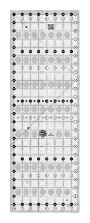 Creative Grids Quilt Ruler 8.5x24.5 inch acrylic with non-slip grip and precise markings for quilting and crafting