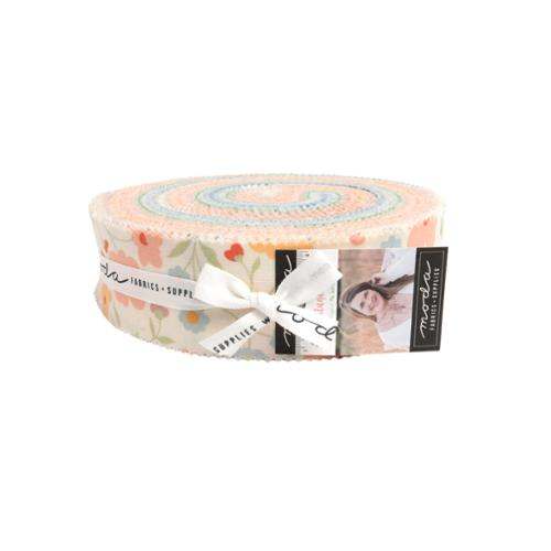 Cottage Charm Honey Bun fabric bundle by Moda featuring soft floral and vintage-inspired prints in pastel colors