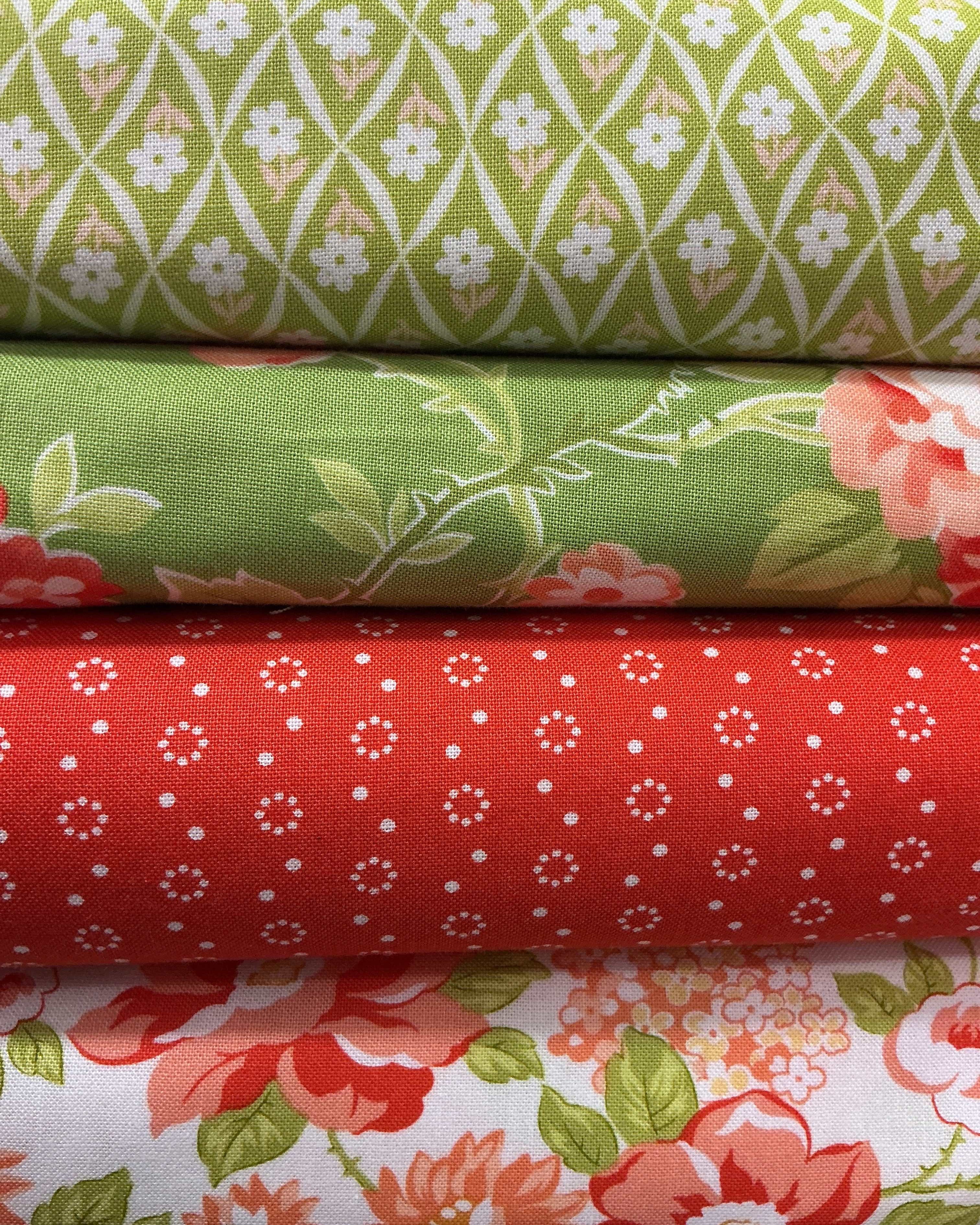 4 Yard Quilt Bundle fabric set curated by Bella Rose Quilts for crafting quilts