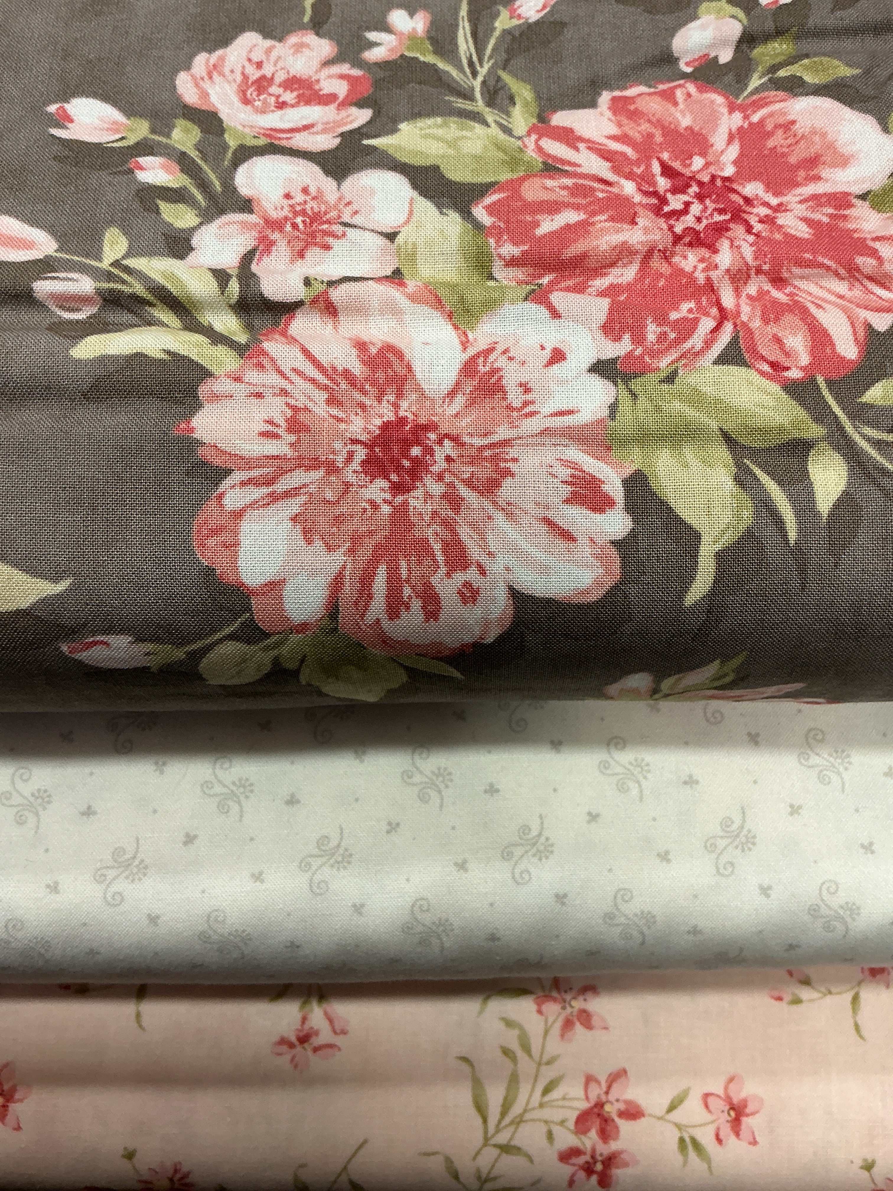 3 Yard Quilt Bundle with three coordinating fabrics from Bella Rose Quilts