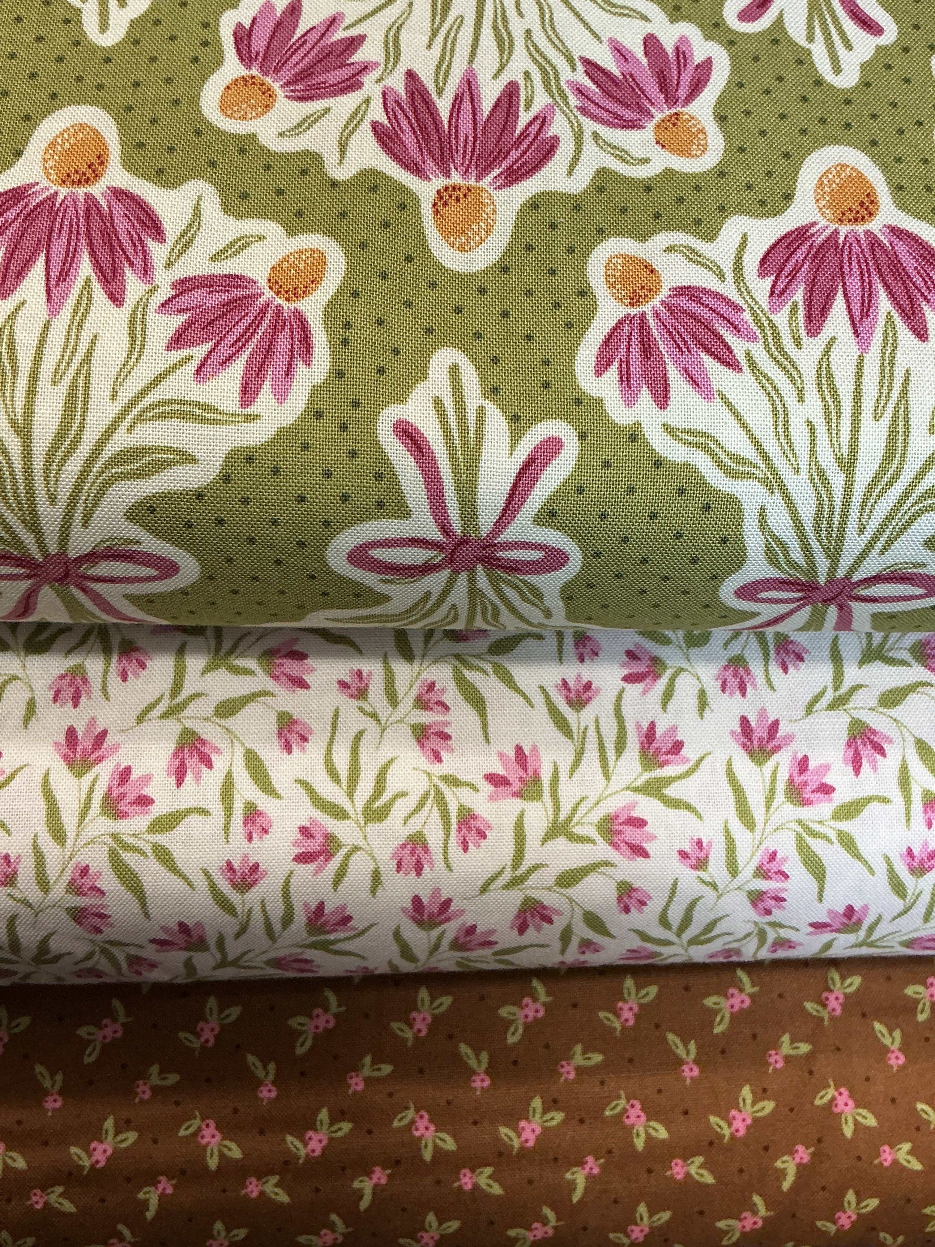 3 Yard Quilt Bundle from Bella Rose Quilts featuring three coordinating fabrics for quilting and sewing projects