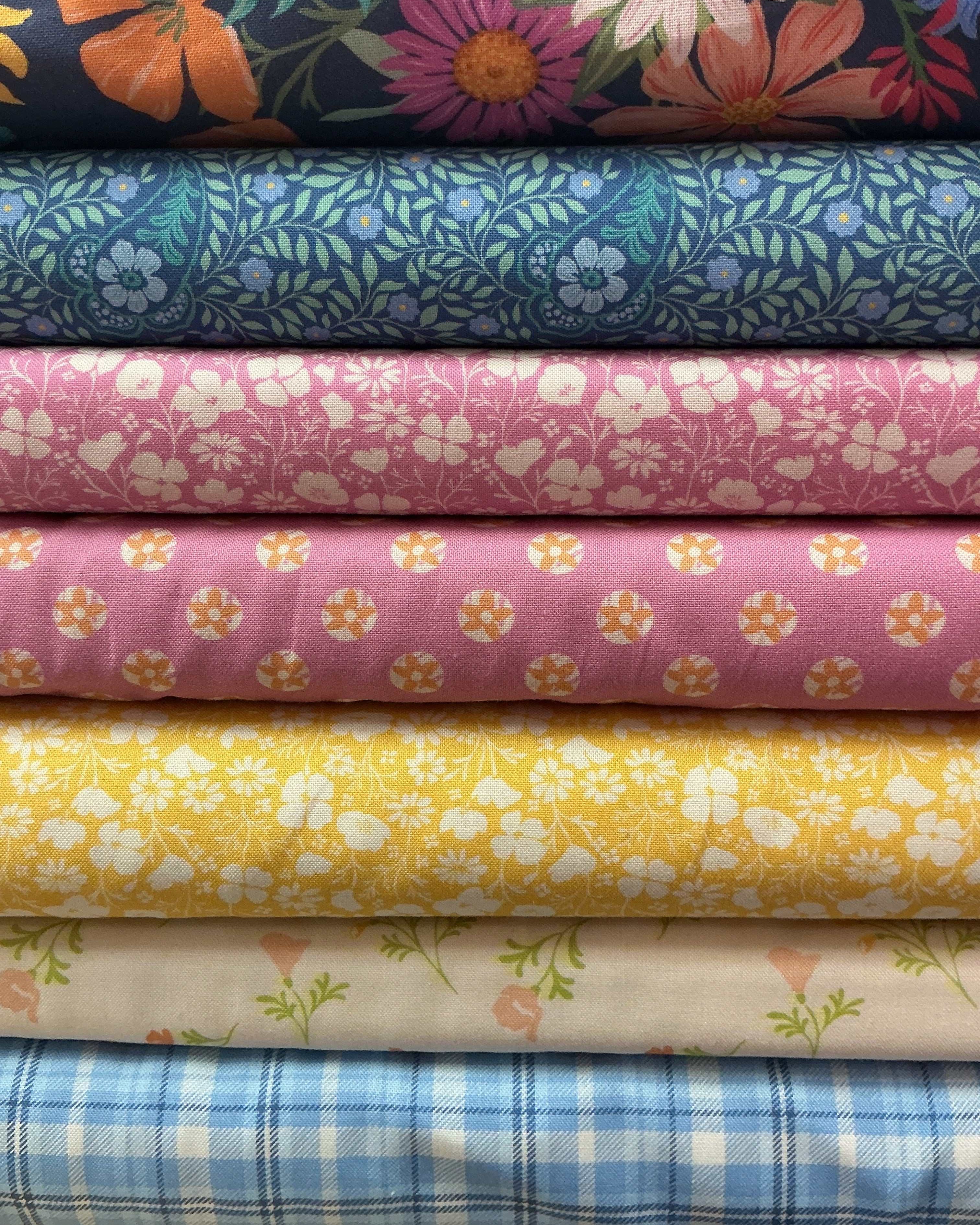 Six-Pack Party Bundle seven coordinating fabric cuts for quilting and sewing projects