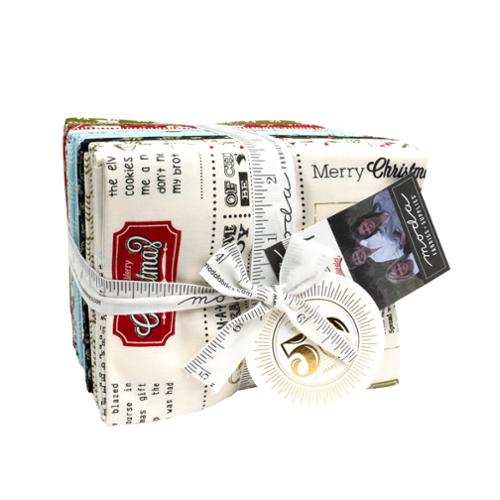 Emmitt and Ivy Moda Precuts fat quarter roll bundle with 31 fabric skus for quilting and sewing projects