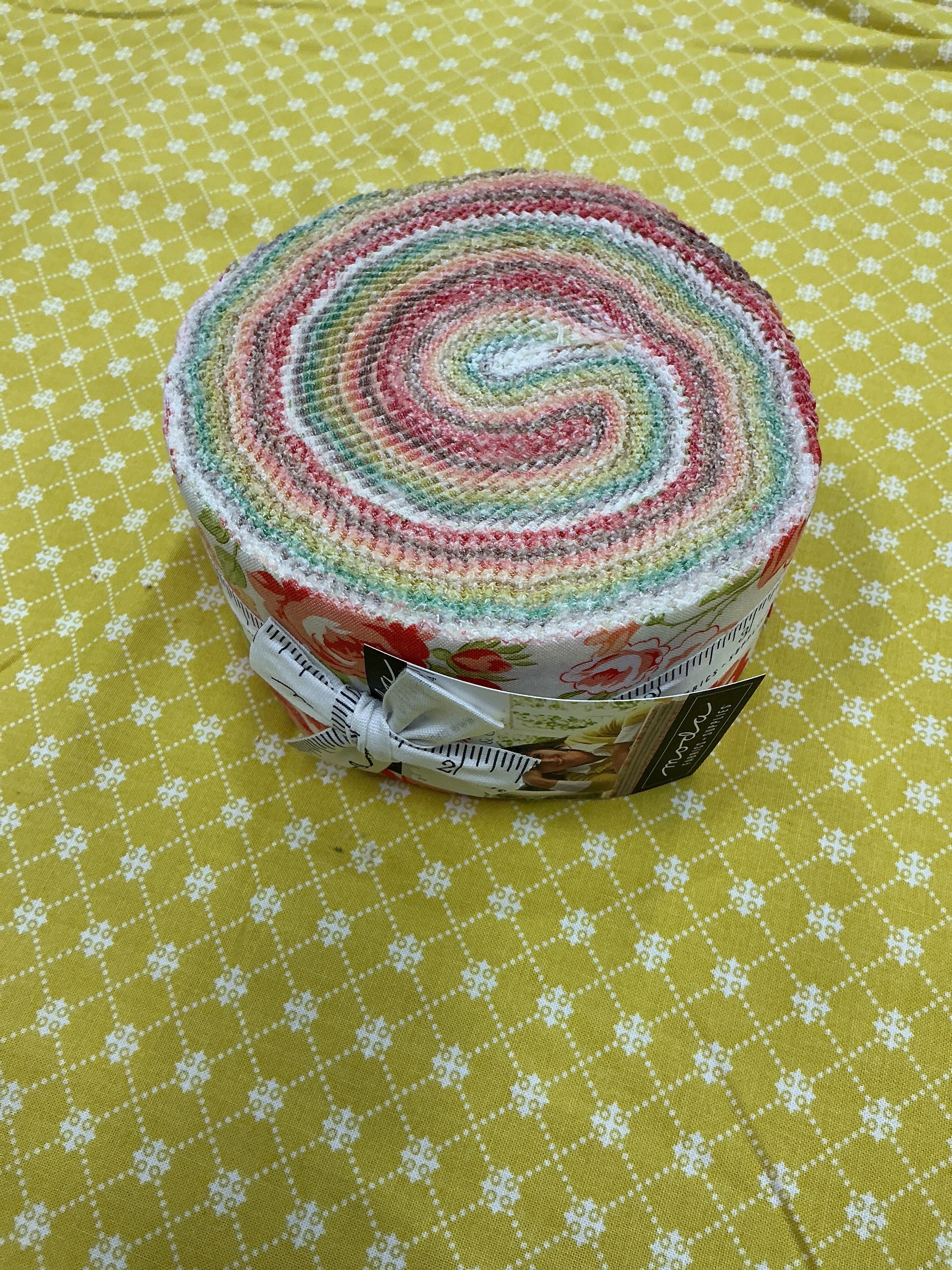 Strip Cocktail Strip-Along quilt bundle with 2.5-inch fabric strips curated by Bella Rose Quilts