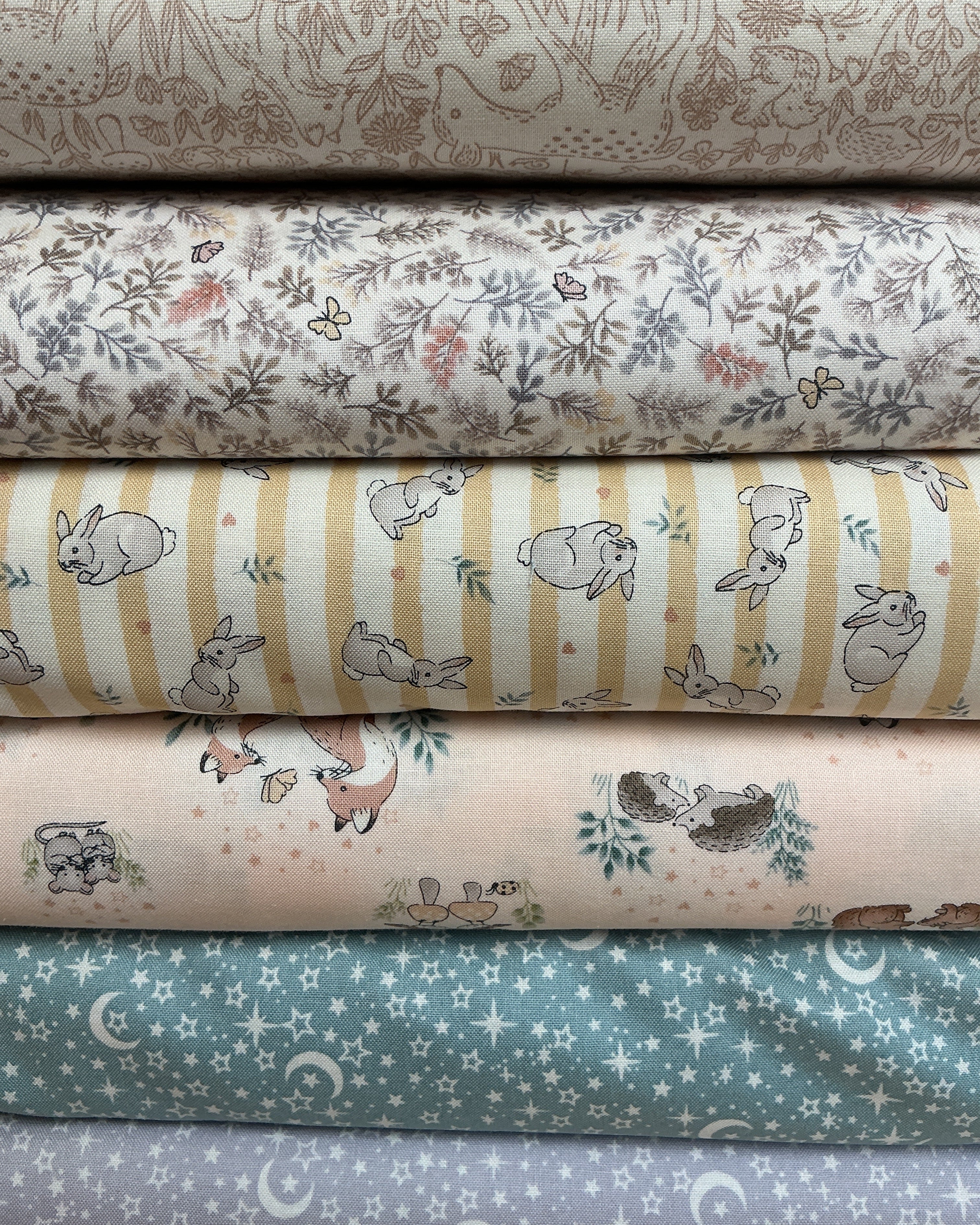 Six-Pack Party Bundle six half-yard fabric cuts for quilting backroads pattern