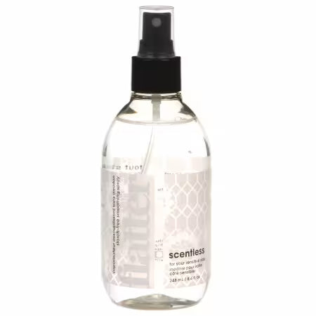 Flatter 8 oz. scentless fabric smoothing spray bottle from Soak Wash