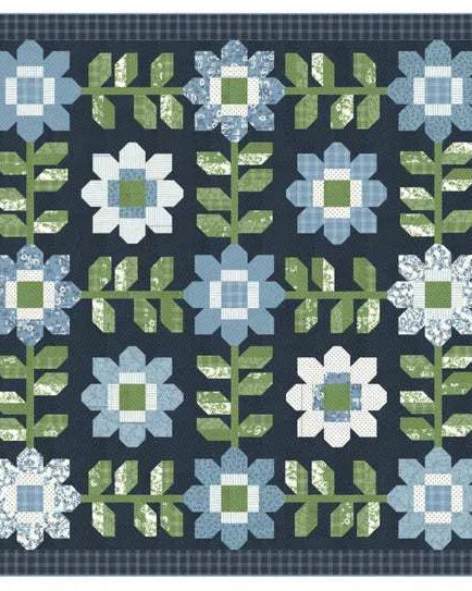 Edelweiss Quilt Kit featuring Nantucket Summer fabric by Camille Roskelley for Moda Fabrics pre-order image