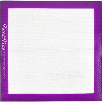 Galaxy Notions 20x20 inch transparent silicone mat with tacky surface and heat resistance up to 420°F
