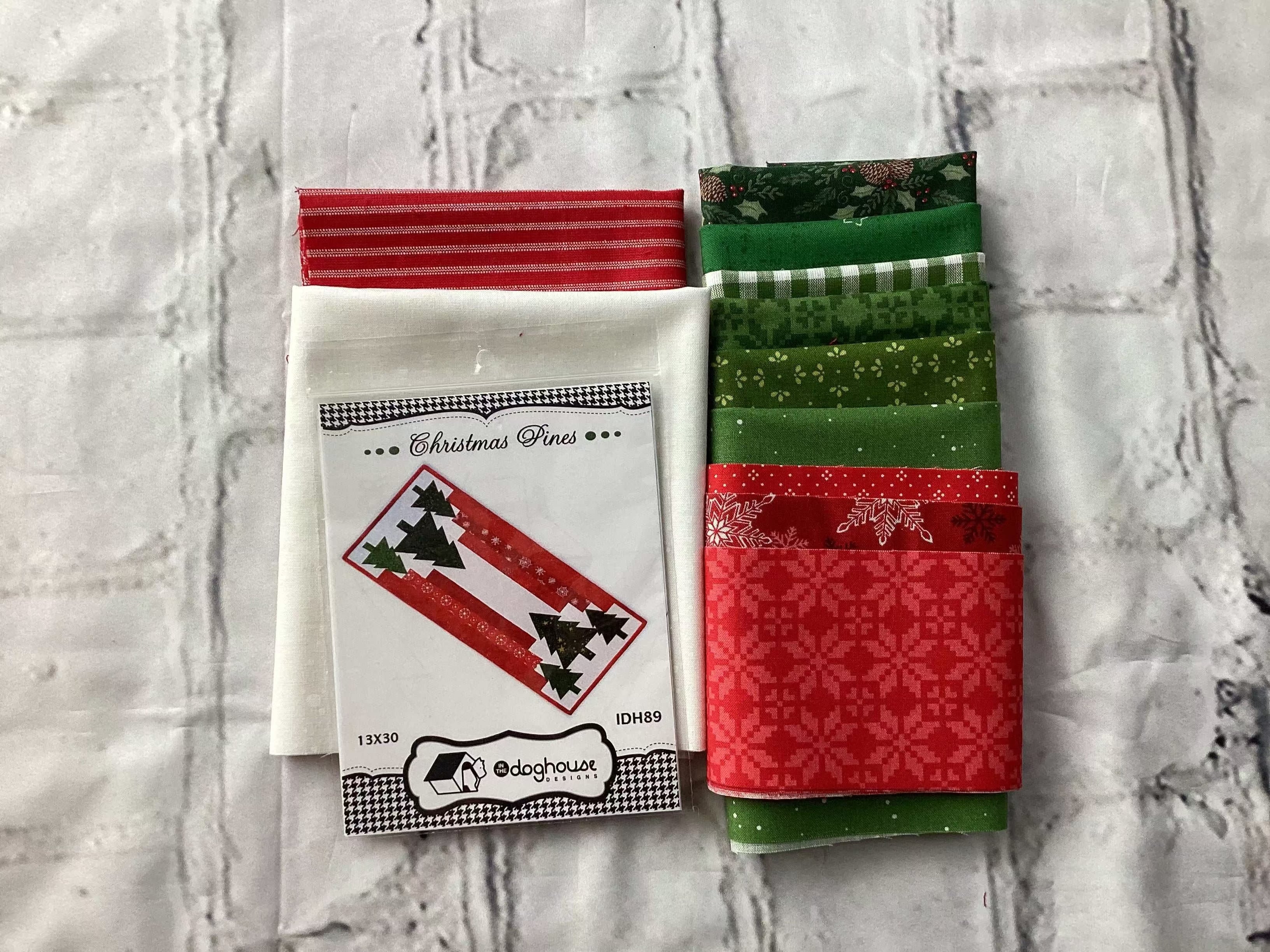 Christmas Pines Kit with festive pine branches and holiday decor elements