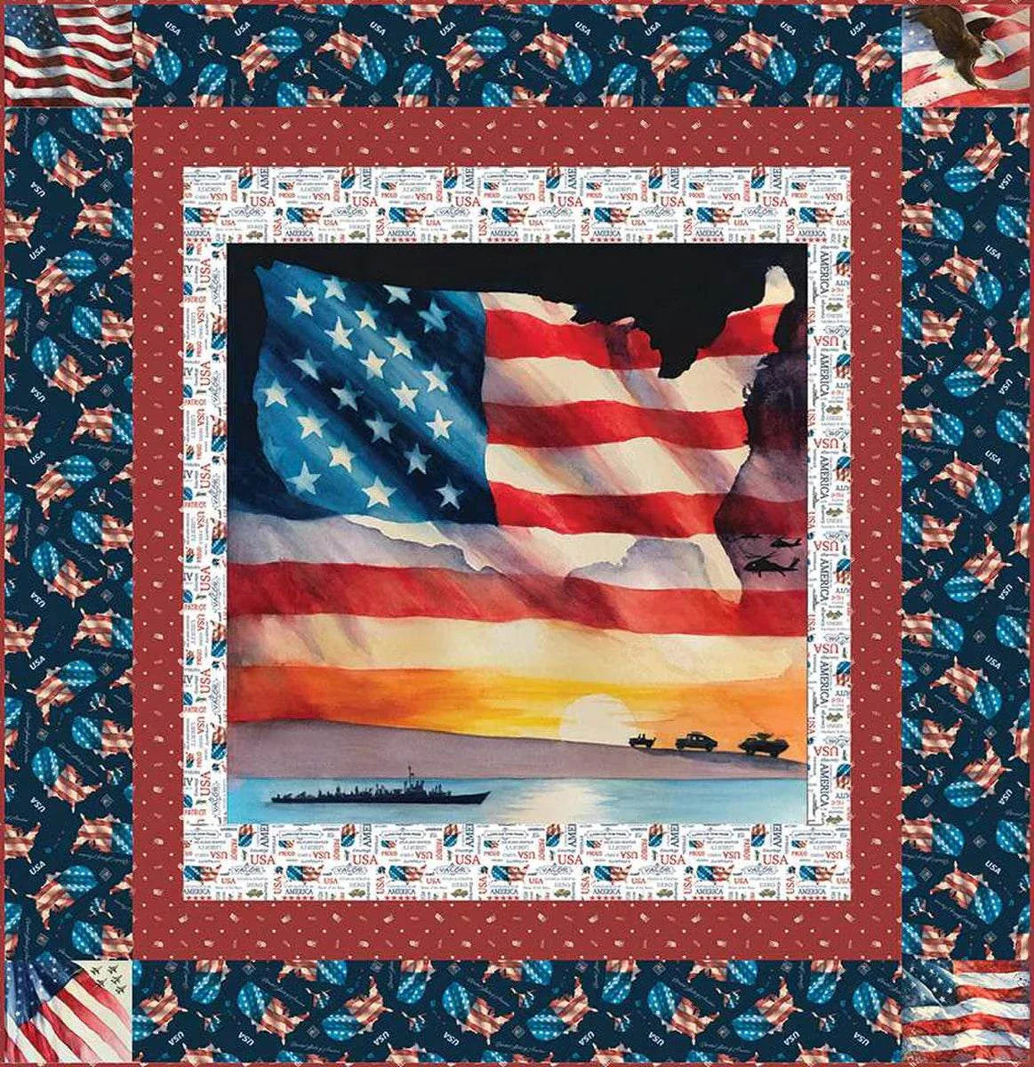 Letters from Home quilt boxed kit by Riley Blake Designs with fabric and pattern